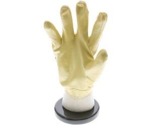 Guantes de Protección de Punto con Recubrimiento de Nitrilo Resistentes al Aceite Riesgo Medio Talla 9 [10 Piezas]