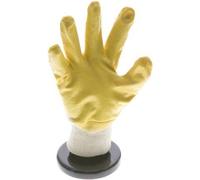 Guantes de Protección de Punto con Recubrimiento de Nitrilo Resistentes al Aceite Talla 10 [10 Piezas]