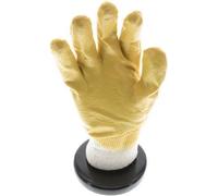 Guantes de Protección de Punto con Recubrimiento de Nitrilo Resistentes al Aceite Talla 7 [10 Piezas]