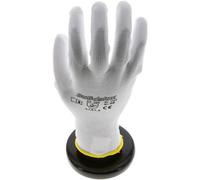 Guantes de Protección Punto Fino Recubrimiento PU Blanco Talla 10 [10 Piezas]