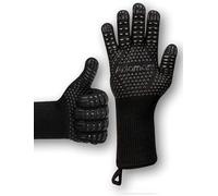 Guantes de protección térmica Unyqoos® – Guantes para horno y parrilla, cumplen con la norma EN407 hasta 800°C, talla única, revestimiento de silicona antideslizante, puño extra largo