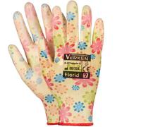 Guantes de trabajo para jardinería con estampado floral FLORID 9/L