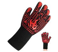 Guantes para Horno Guantes para Horno Resistentes al Calor 800 Grados, Antideslizante Barbacoa Guantes de Cocina de Silicona Guantes Cocina Guantes Barbacoa Altas Temperaturas Accesorios Barbacoa