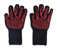 Guantes resistentes al calor de 800 grados, aislamiento lavable, guantes de barbacoa ignífugos para barbacoa al aire libre, horno, microondas, cocina, poliéster, silicona,
