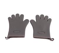 Guantes Resistentes al Calor para Asar a la Parrilla con Silicona de Grado | Los guantes de silicona con doble aislamiento resisten un calor de 300 C, lo que los hace seguros para asar, hornear, cocinar