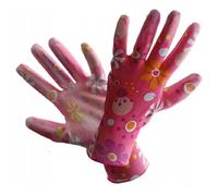 Guantes rosas para jardinería | Talla 8