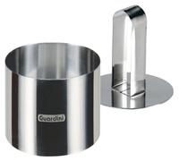 Guardini, Accesorios, Cortador con Émbolo de 7cm. Material: Acero Inoxidable, Color Plateado
