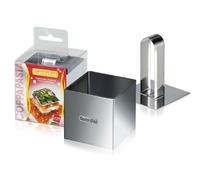 Guardini, Accesorios, Cortador Rectangular con Émbolo de 6x6cm. Material: Acero Inoxidable, Color Plateado.