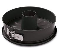 Guardini, Gardenia, Molde para Tarta Desmontable con Doble Fondo y Bandeja Recolectora, 26 cm. Material: Acero con Revestimiento Antiadherente, Color Negro.