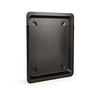 Guardini, Gardenia, Molde Rectangular extendible 33x37-52cm. Material: Acero con Revestimiento Antiadherente, Color Negro.