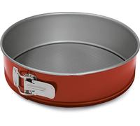 Guardini, Molde desmontable con 1 fondo Ø 22 cm, Acero con revestimiento antiadherente, Rojo y Gris, Made in Italy, Línea Rossana