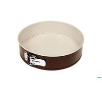 Guardini, Molde desmontable con 1 fondo Ø 26 cm, Fondo antigoteo, Acero con revestimiento antiadherente, Crema y Chocolate, Made in Italy, Línea Bon Ton