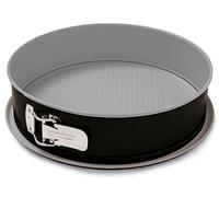Guardini, Molde Desmontable de 1 Fondo Ø 28 cm, Fondo antigoteo, Acero con Revestimiento Antiadherente, Negro y Plata, Made in Italy, Línea Silver Elegance