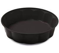 Guardini, Molde para Pasteles Fiorella Ø 26 cm, Acero con Revestimiento Antiadherente, Negro, Línea Arianna
