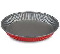 Guardini, Molde para tarta Ø 28 cm, Acero con revestimiento antiadherente, Rojo y Gris, Made in Italy, Línea Rossana