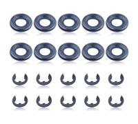 Gubeter - Juego de 10 Arandelas de Embrague E-Clip, para motosierras para Husqvarna 362 365 371 372 385 390 570 575 576 XP, 503 75 24 01, 503 27 21 01