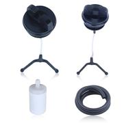 Gubeter Kit de manguera de línea de filtro de tapa de aceite y tapa de combustible, para motosierra para Husqvarna 50 51 55 254 257, 501765602, 53007126