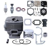 Gubeter Para kit de cilindro Para Stihl 066, cerámica de expansión de cilindro de 56mm, Para motosierra Para Stihl MS660 066 MS640 MS650 064, 1122 020 1211