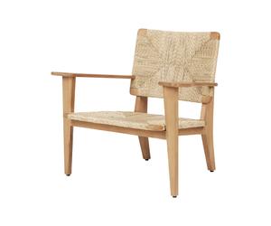 GUBI Butaca Lounge F-chair Outdoor Teak