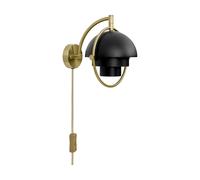 GUBI Lámpara de pared Multi-Lite Negro- latón