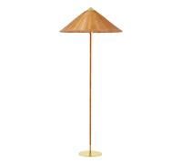 GUBI Lámpara de pie 9602 latón-wicker willow