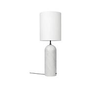 GUBI Lámpara de pie Gravity XL Mármol blanco/blanco. high