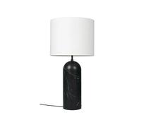GUBI Lámpara de pie Gravity XL Mármol negro/blanco. low