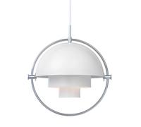 GUBI Lámpara de techo Multi-Lite cromo-blanco
