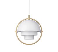 GUBI Lámpara de techo Multi-Lite small latón-blanco