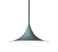 GUBI Lámpara de techo Semi Ø 47cm Antracite grey glossy