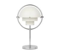 GUBI Lámpara portátil Multi-Lite White semi matt-chrome