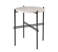 GUBI Mesa TS Ø 40 cm mármol blanco