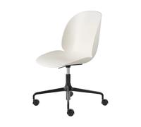 GUBI Silla de oficina Beetle Meeting Chair Alabaster white-black