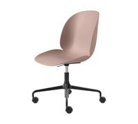 GUBI Silla de oficina Beetle Meeting Chair Sweet pink-black