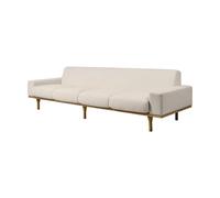 GUBI SW50 sofá Harp 24 Ivory-roble aceitado. 4 plazas