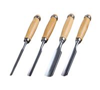 Gubia de tallado de madera de 4 piezas - cincel para madera