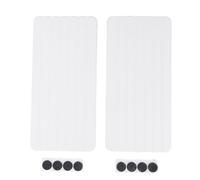 Gucagle 2 Posavasos de diatomita Absorbente de Agua de Secado rápido jabonera de Tierra de diatomeas ranurada con Almohadillas de Silicona para baño, Cocina, encimera, decoración (Blanca)