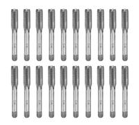 Gucagle 20 UNIDS M12 Herramienta de Aleación de Acero Flauta Recta Macho de Rosca de Mano Métrico Rosca de Rosca Herramienta de Mano para Trabajo de Metales Grado Profesional Durable Alta