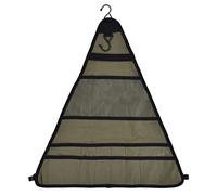 Gucagle Bolsa de Almacenamiento de vajilla para Exteriores, Organizador Plegable de Cubiertos Oxford, Bolsa Colgante con diseño de Rejilla múltiple para Acampar, Barbacoa, Picnic,