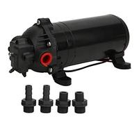 Gucagle Bomba de diafragma para yate de Agua, Controlador eléctrico de Alta presión, Bomba de diafragma de 12 V para Bomba de Refuerzo doméstica y Bomba de tubería, Material plástico de