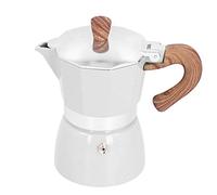 Gucagle de aluminio octogonal, Espresso para el hogar, oficina, viajes, electrodomésticos de cocina, 150ML, 408g (Modelo Seiko blanco leche.)