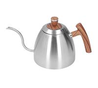 Gucagle Hervidor de agua de 800 ml, boquilla de cuello de cisne de acero inoxidable de primera calidad, hervidor de café, mango ergonómico de baquelita para el hogar, oficina, cafetería,