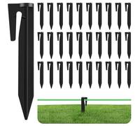 Gucass 120 Piezas Estacas para Robot Cortacésped, Piquetas de Fijación Tierra para Clavos Cables Delimitadores, Cable Clavijas de Fijación, Compatible Husqvarna Worx Yard Force Bosch