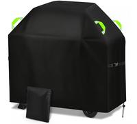 Gucass Funda Barbacoa Exterior Impermeable, 420D Oxford Funda Protectora para BBQ Cover 145x60x120 cm, Resistente Cubierta para Barbacoa de Gas, Anti-Viento/Anti-Polvo/Anti-Humedad/Anti UV