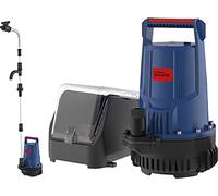 Güde 58567 Bomba de barril de lluvia con batería 18-0 (18 V, 2000 l/h, máx. altura de extracción 7 m, longitud del cable 3 m, profundidad máxima de inmersión 2,5 m)