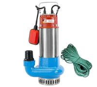 Güde 75800 Bomba sumergible para aguas residuales PRO 1100 A (1100 W, caudal 27000 l/h, altura máxima de extracción 9 m, profundidad máxima de inmersión 5 m, tamaño máximo de grano 20 mm, rueda de