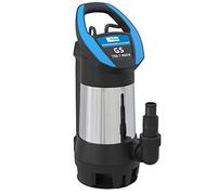 Güde 94679 GS 750.1 INOX - Bomba sumergible para aguas residuales (interruptor de sensor ajustable en 4 posiciones, carcasa de acero inoxidable, volumen de extracción 15000 l/h), color negro, acero
