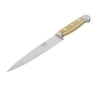 Güde Alpha Cuchillo de filetear 18 cm Madera de olivo con hoja de acero inoxidable X50CrMoV15 de 18 cm, Mango de madera de olivo de 10,9 cm, Longitud total de 30,68 cm, Marrón / Plateado, Forjado, 164
