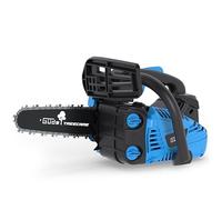 Güde BBS 300-25 - Sierra de mantenimiento de gasolina, 25,4 cc, longitud de corte de 30,5 cm, potencia de 0,75 kW, velocidad de cadena de 23 m/s, con cebador, estrangulador y kit de corte, para jardín