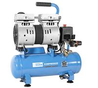 Güde Compresor Airpower 105/8/6 Silent (sin aceite, silencioso, solo 59 dB(A), máx. 8 bar, 550 W, caldera de 6 l, cantidad de suministro 94 l/min, reductor de presión, manómetro, válvula de seguridad